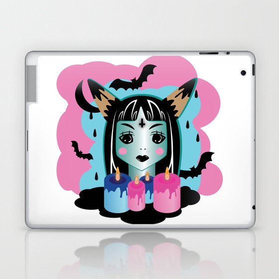 Witchy girl Laptop & iPad Skin
