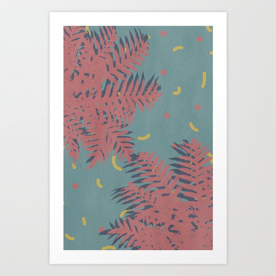 palm tree Art Print