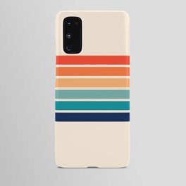Tadama - Colorful Classic 70's Vintage Style Retro Summer Stripes Android Case