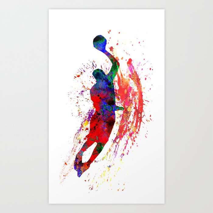 Basketball Player Art Print By Game Of Thrones Society6
