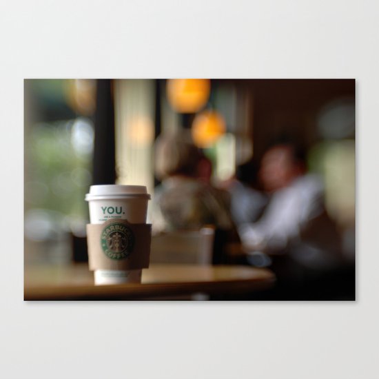Starbucks Coffee Cup Canvas Print