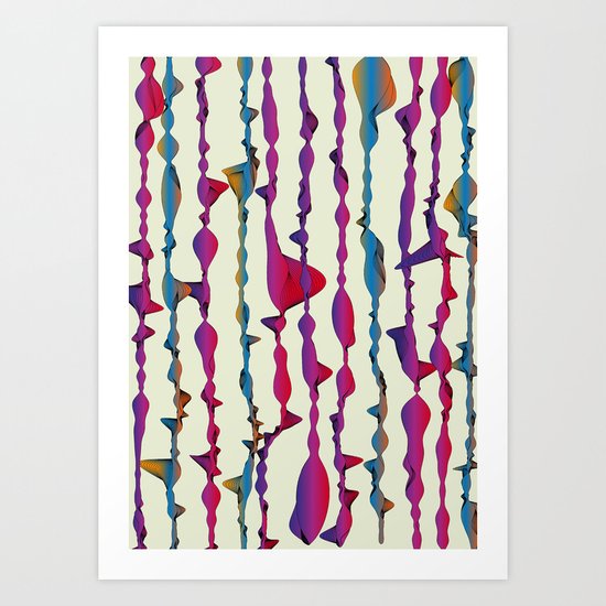 Strange Fruits Art Print