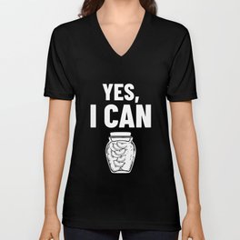 Canning Vegetables Pickling Jar Beginner V Neck T Shirt