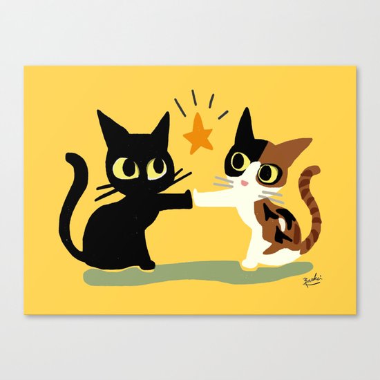 Touch! Canvas Print