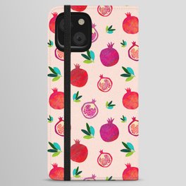 Pomegranate Blush iPhone Wallet Case