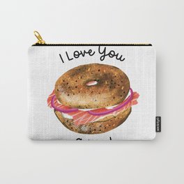 I Love You A-Lox! Bagel Carry-All Pouch