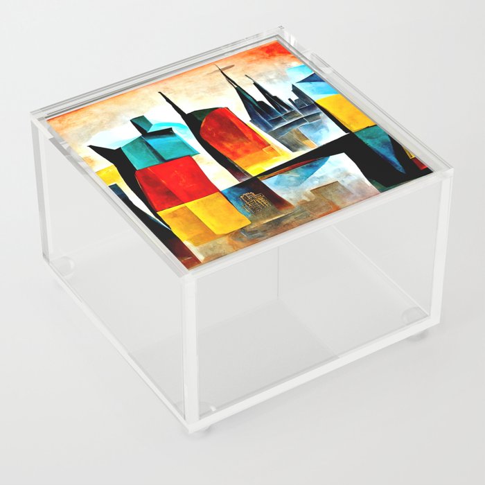 Abstract City Acrylic Box