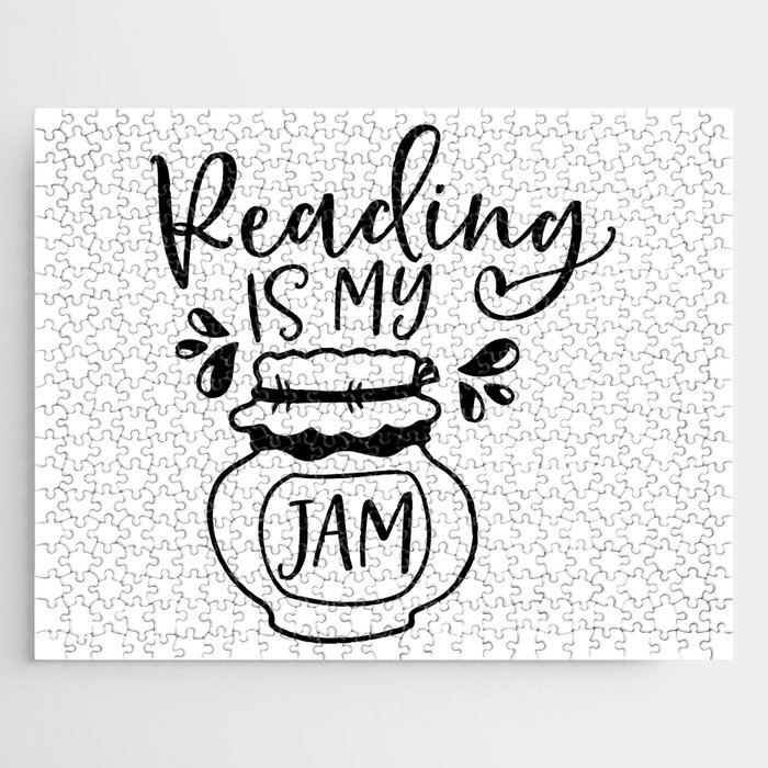 Reading Is My Jam Jigsaw Puzzle