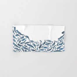 Whale Wave.  Hand & Bath Towel