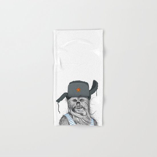 Russian Chewbacca Hand & Bath Towel
