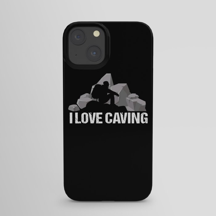 I Love Caving Legend Cave Speleology iPhone Case