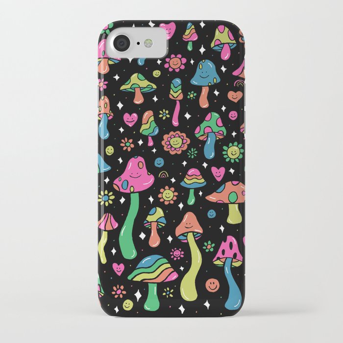 Rainbow Mushrooms iPhone Case