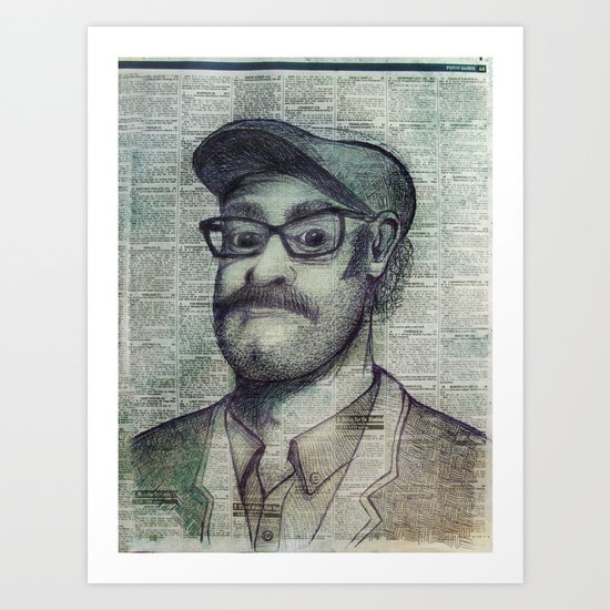 the punter Art Print