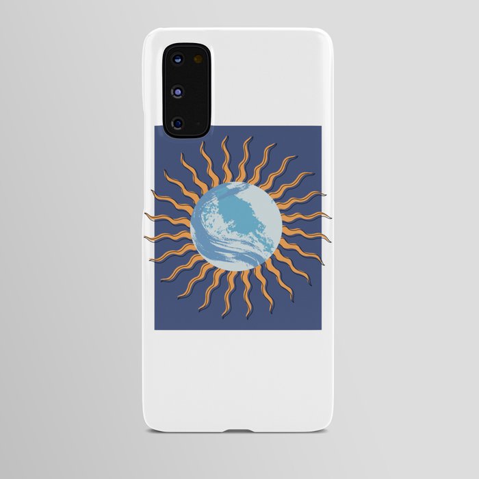 BLUE Earth Sun Android Case