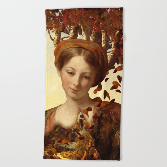 The Great Threshold of Bronze Beach Towel