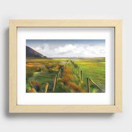 Achill Island Ireland / landscape, painting Recessed Framed Print