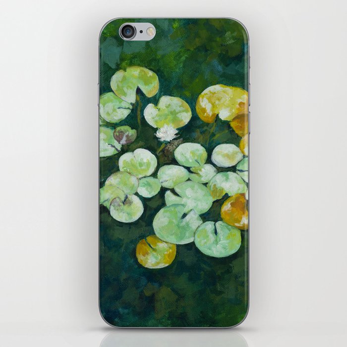 Tranquil lily pond iPhone Skin