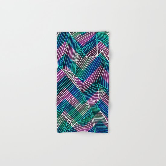 Foliage Pattern Hand & Bath Towel