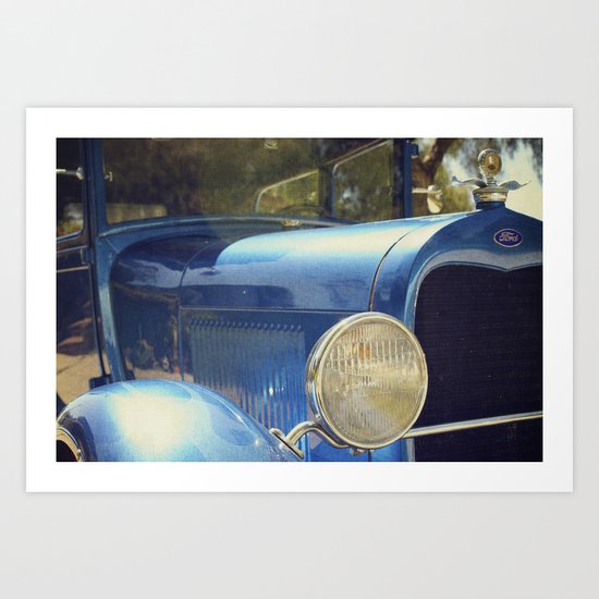 Vintage Car Ford Art Print