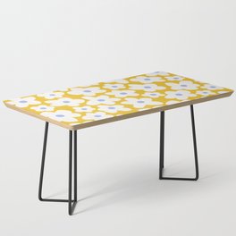 Ditsy Bloom - yellow blue Coffee Table