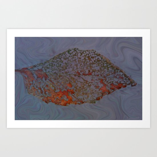 Autum Leaf Art Print