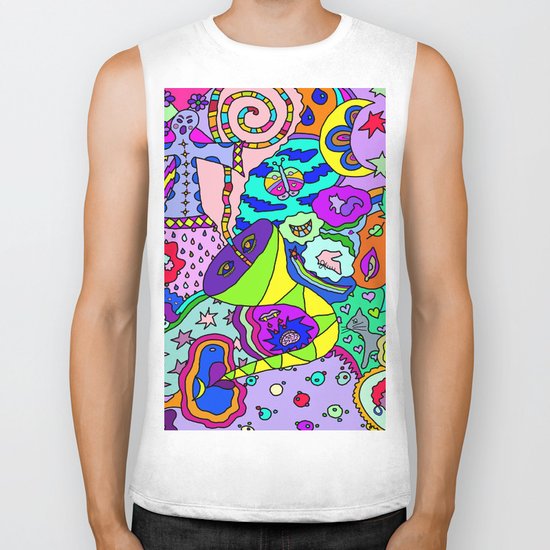 Abstract 13 Biker Tank