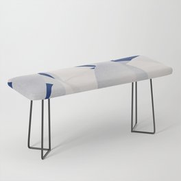 White paper cut out sculpture Bench