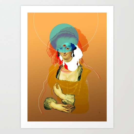 Peter Paul Rubens Pop Portrait Art Print