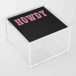 Howdy Rodeo Western Country Southern Acrylic Box
