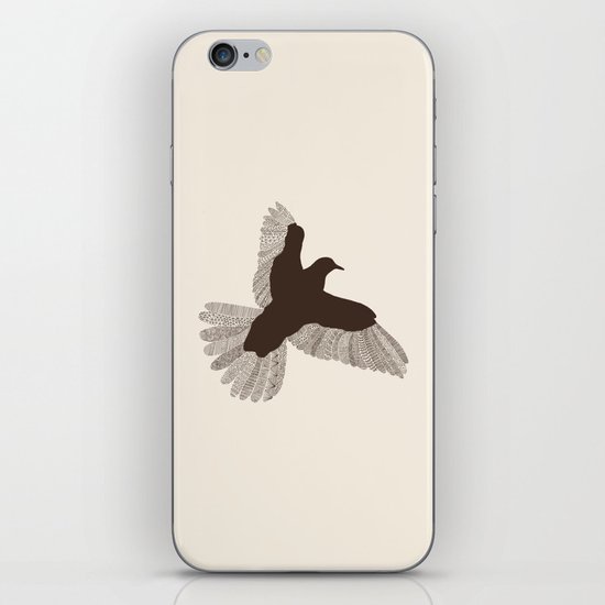 Bird (On Beige) iPhone & iPod Skin