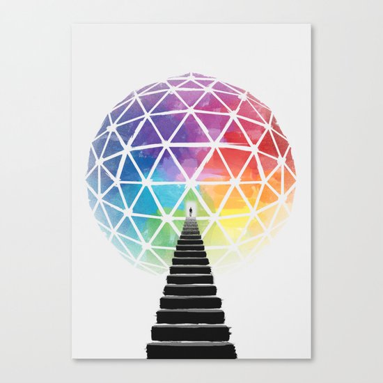 Geodream Light Canvas Print