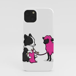 Border Collie Knitting iPhone Case