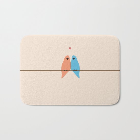 Love Birds Bath Mat