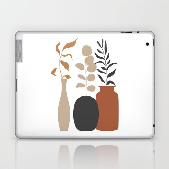 Three Floral Vases Laptop & iPad Skin