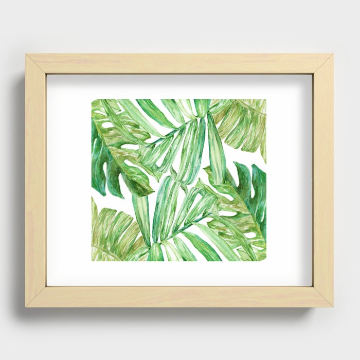 Tropical breeze Recessed Framed Print
