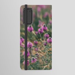 Purple Cone Flowers Android Wallet Case