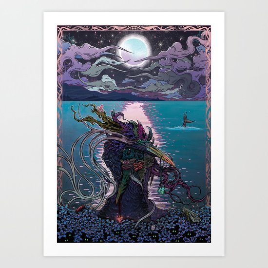 Midnight Meeting Art Print