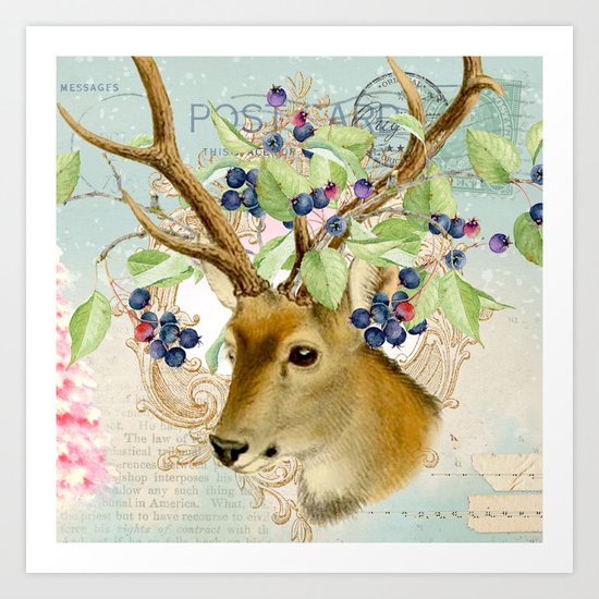 Winter animal #13 Art Print