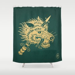 Wolf & Dagger - Color Shower Curtain