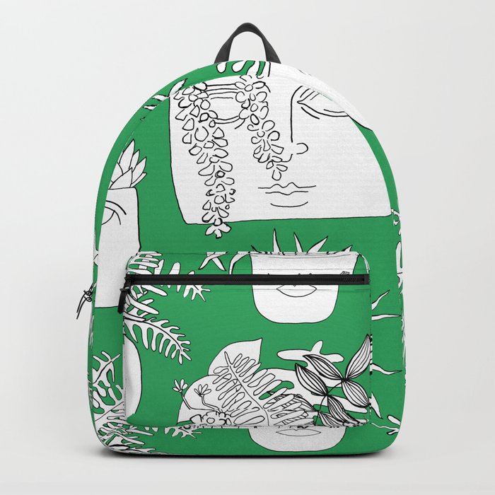 kelly green backpack