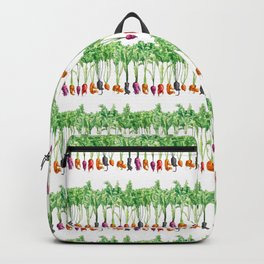 Funky Vegetables Backpack | Vegetablegarden, Vegetables, Painting, Redcarrots, Watercolor, Purplecarrots, Colorfulcarrots, Kitchen, Cooking, Gardening 