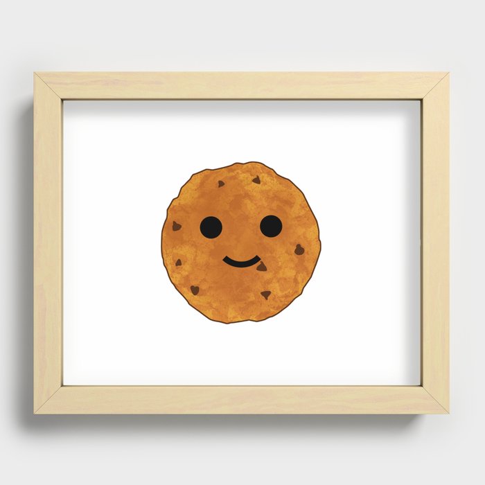 Chocolate Chip Cookie Recessed Framed Print