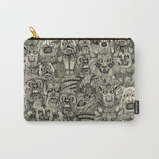gargoyles vintage black Carry-All Pouch