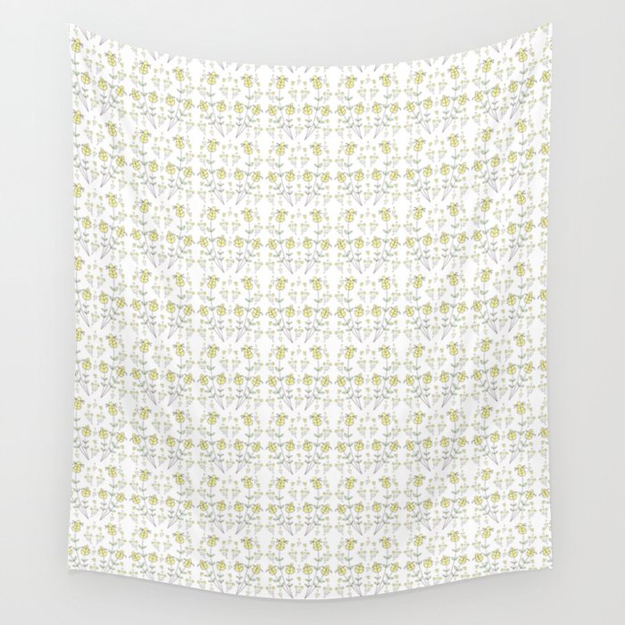 Flower-Pattern-1 Wall Tapestry