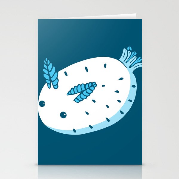 Sea Bunnies_Blue Stationery Cards