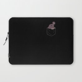 Mole In Pocket Cute Mole In Breast Pocket Laptop Sleeve