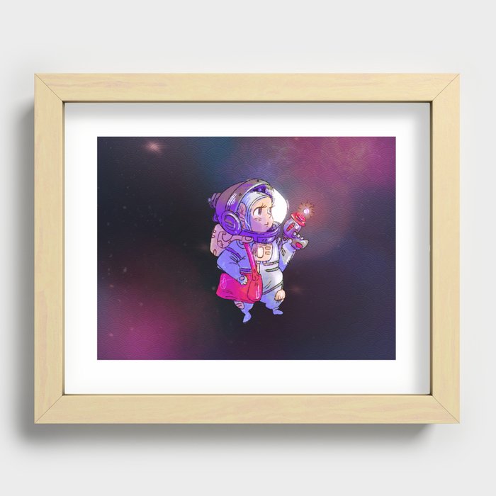 Postmaster Angela Recessed Framed Print