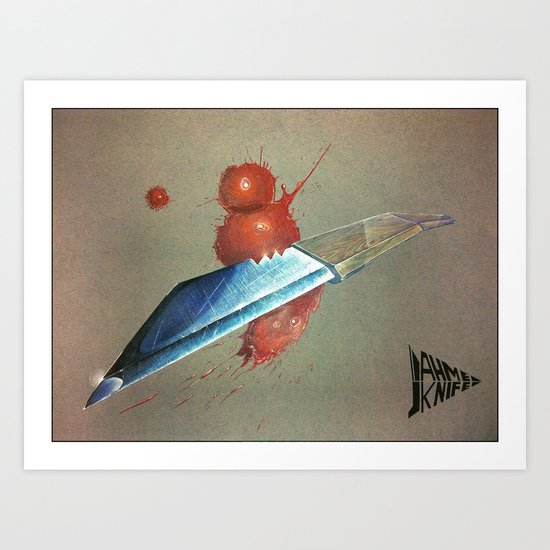 Ahmed Knife Art Print