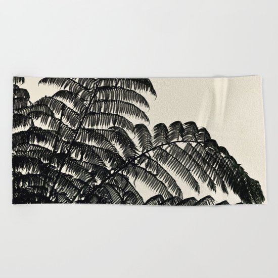 Palm Fan Beach Towel
