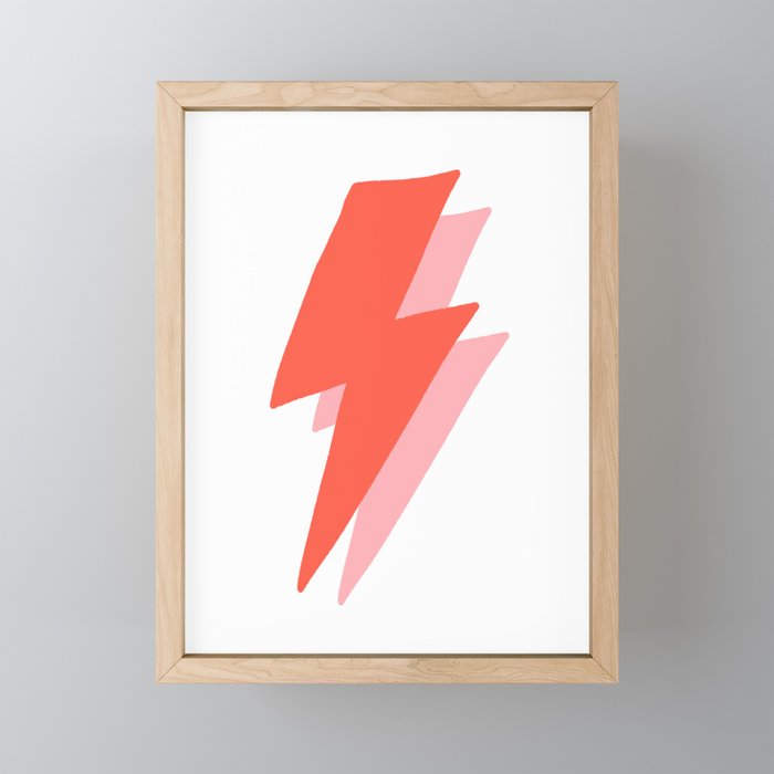 Thunder Framed Mini Art Print